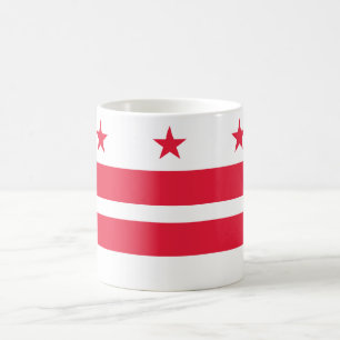Flagge von Washington D.C. (District of Columbia) Kaffeetasse