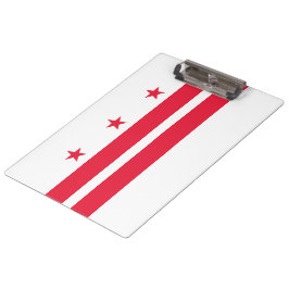 Flagge von Washington D.C. (District of Columbia) Klemmbrett