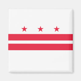 Flagge von Washington D.C. (District of Columbia) Magnet