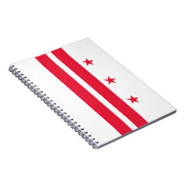 Flagge von Washington D.C. (District of Columbia) Notizblock