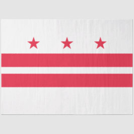 Flagge von Washington D.C. (District of Columbia)  Seidenpapier