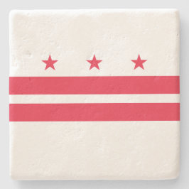 Flagge von Washington D.C. (District of Columbia) Steinuntersetzer