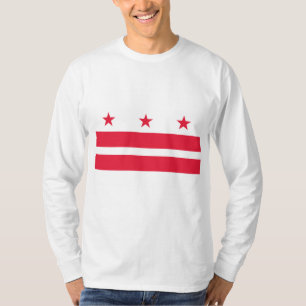 Flagge von Washington D.C. (District of Columbia) T-Shirt