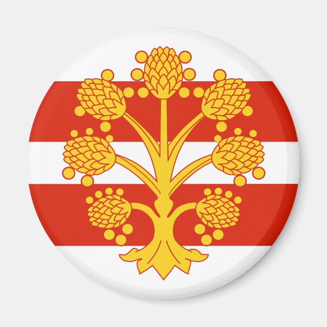 Flagge von Westmorland Magnet (Vorne)