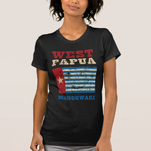 Flagge von Westpapua T-Shirt