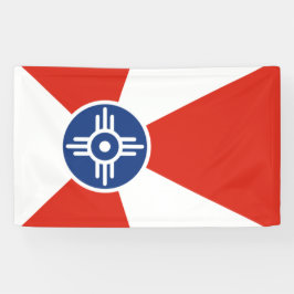 Flagge von Wichita (Kansas, USA) Banner