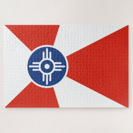 Flagge von Wichita (Kansas, USA) Puzzle