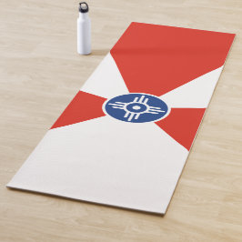 Flagge von Wichita (Kansas, USA) Yogamatte