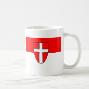 Flagge von Wien, Österreich Tasse