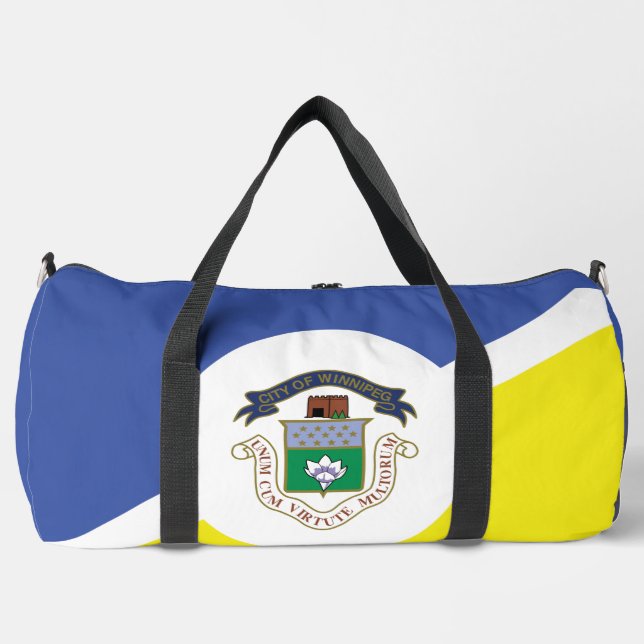 Flagge von Winnipeg, Manitoba  Duffle Bag (Vorderseite)
