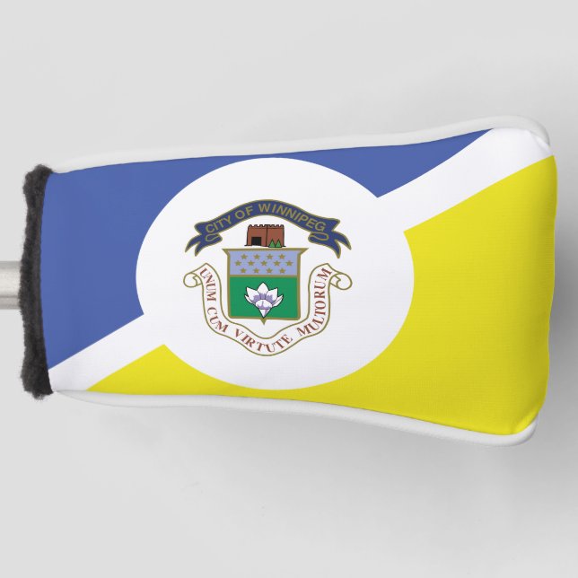 Flagge von Winnipeg, Manitoba Golf Headcover (Vorderseite)