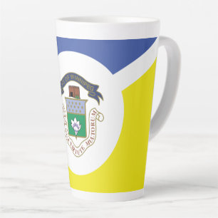 Flagge von Winnipeg, Manitoba Latte-Mug Milchtasse