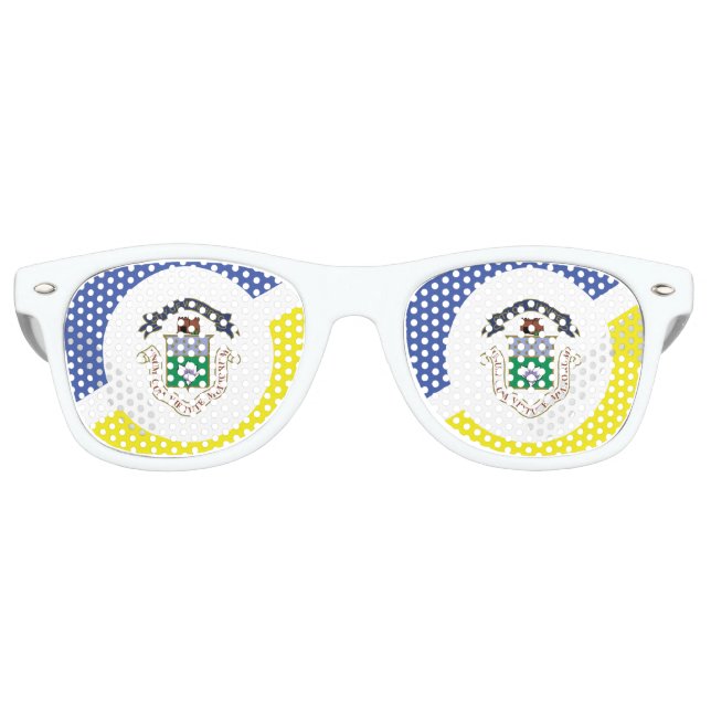 Flagge von Winnipeg, Manitoba Partybrille (Vorderseite)