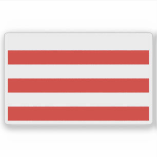 Flagge von Wismar, Deutschland Aufkleber
