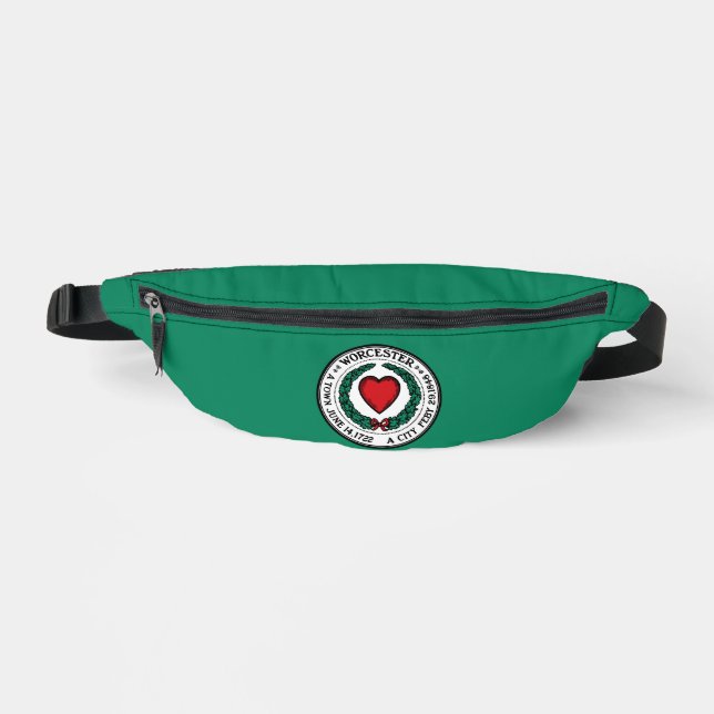 Flagge von Worcester, Massachusetts  Bauchtasche (Vorderseite)