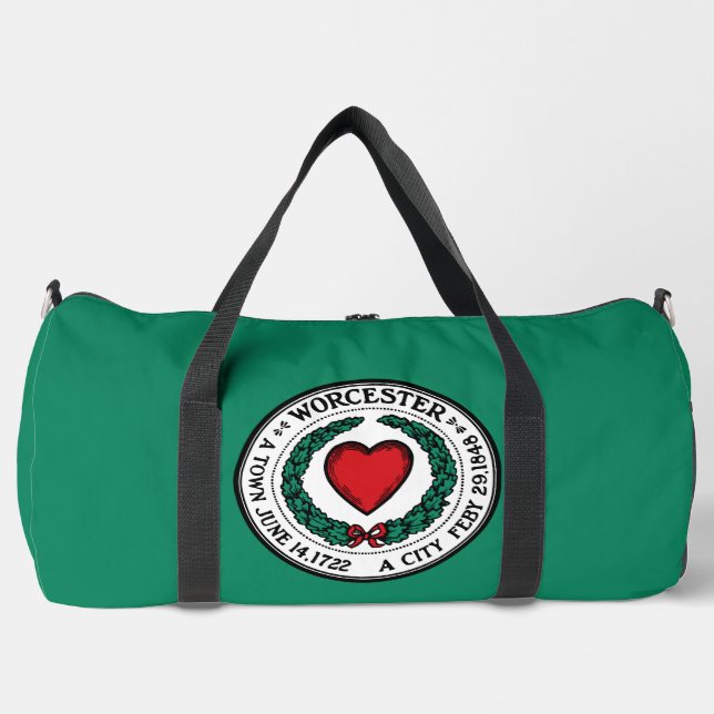 Flagge von Worcester, Massachusetts Charm Duffle Bag (Vorderseite)