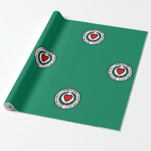 Flagge von Worcester, Massachusetts Geschenkpapier