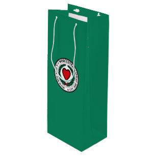Flagge von Worcester, Massachusetts Wine Gift Bag Geschenktüte Für Weinflaschen