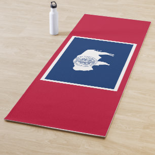 Flagge von Wyoming (US-Staat) Yogamatte