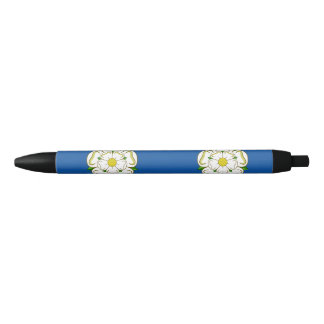 Flagge von Yorkshire Black Ink Pen Kugelschreiber