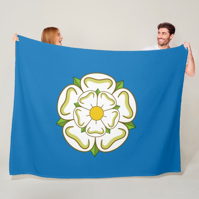 Flagge von Yorkshire (englischer Landkreis) Fleecedecke (Beispiel)