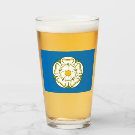 Flagge von Yorkshire (englischer Landkreis) Glas
