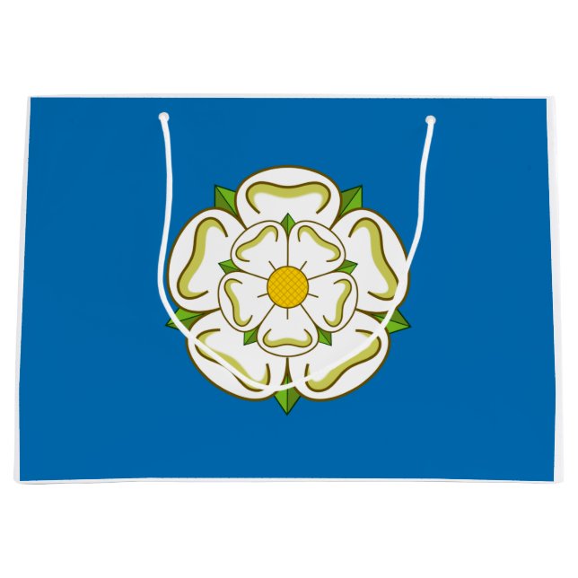 Flagge von Yorkshire (englischer Landkreis) Große Geschenktüte (Vorderseite)