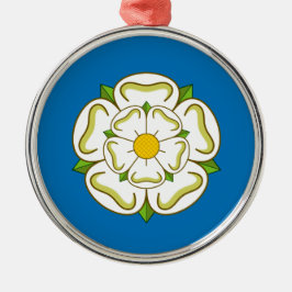 Flagge von Yorkshire (englischer Landkreis) Ornament Aus Metall