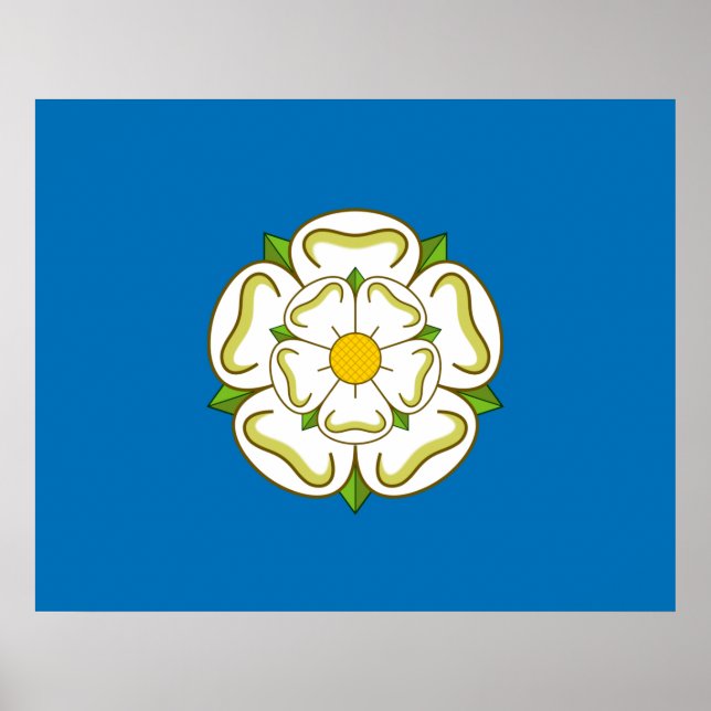 Flagge von Yorkshire (englischer Landkreis) Poster (Vorne)