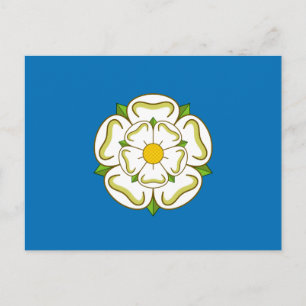 Flagge von Yorkshire (englischer Landkreis) Postkarte