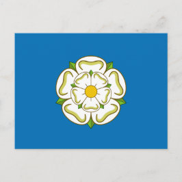 Flagge von Yorkshire (englischer Landkreis) Postkarte