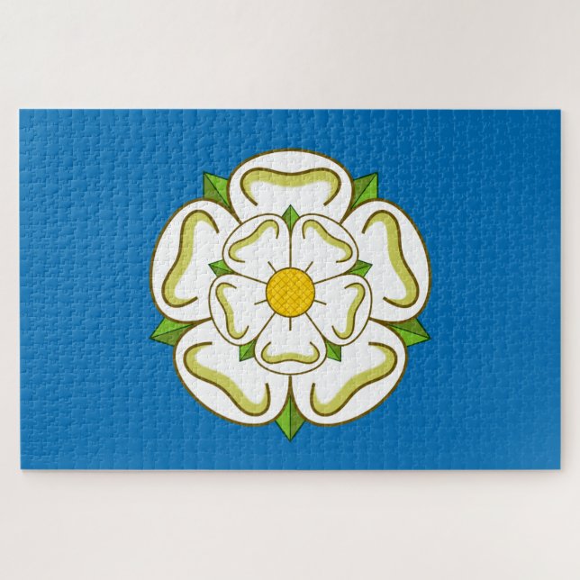 Flagge von Yorkshire (englischer Landkreis) Puzzle (Horizontal)