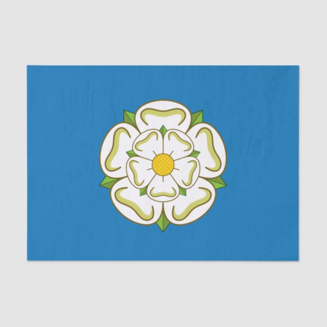 Flagge von Yorkshire (englischer Landkreis) Seidenpapier (Vorderseite)