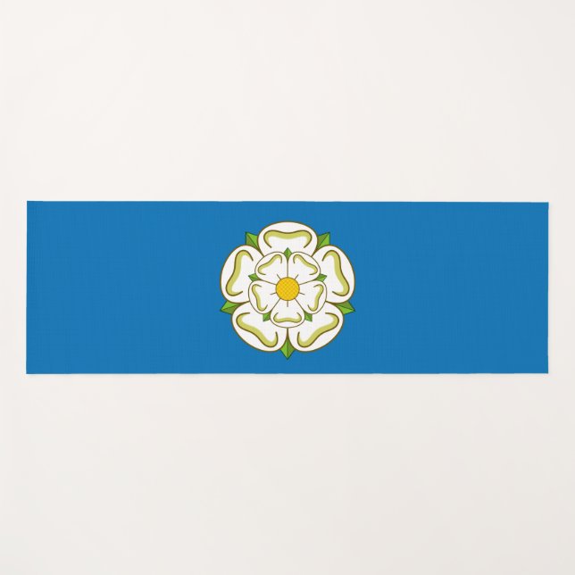 Flagge von Yorkshire (englischer Landkreis) Yogamatte (Vorderseite (Horizontal))