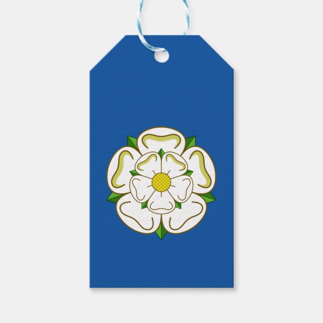 Flagge von Yorkshire Geschenkanhänger (Vorderseite)