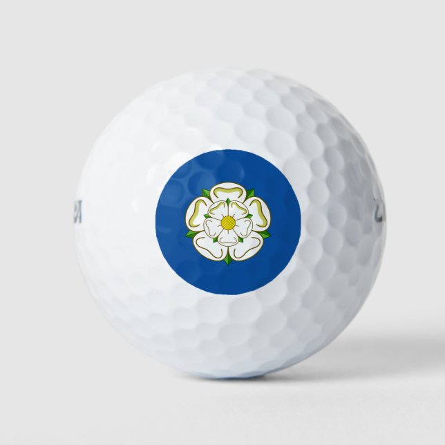 Flagge von Yorkshire Golfball (Vorderseite)