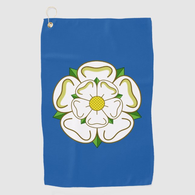 Flagge von Yorkshire Golfhandtuch (Vorderseite)
