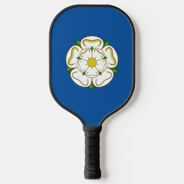 Flagge von Yorkshire Headsweats Hat Pickleball Schläger (Vorderseite)