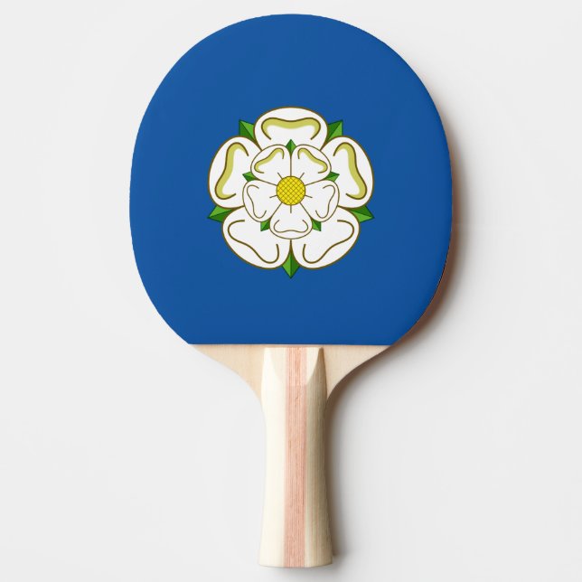 Flagge von Yorkshire Headsweats Hat Tischtennis Schläger (Vorderseite)