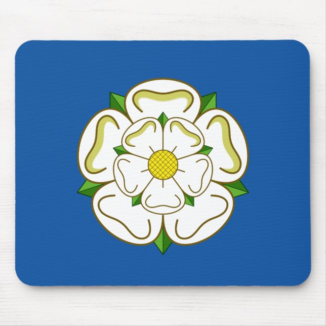 Flagge von Yorkshire Mousepad (Vorne)