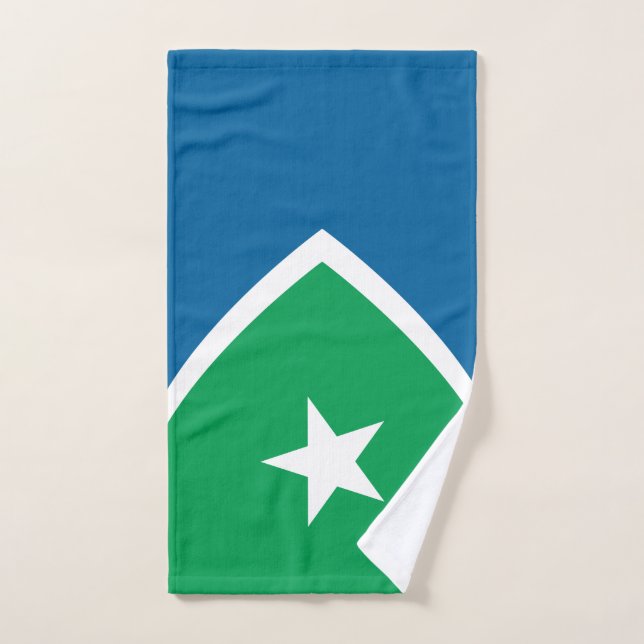 Flagge von Zedernrasen, Iowa Handtuch (Handtuch)