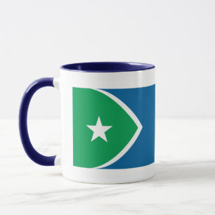 Flagge von Zedernrasen, Iowa Tasse