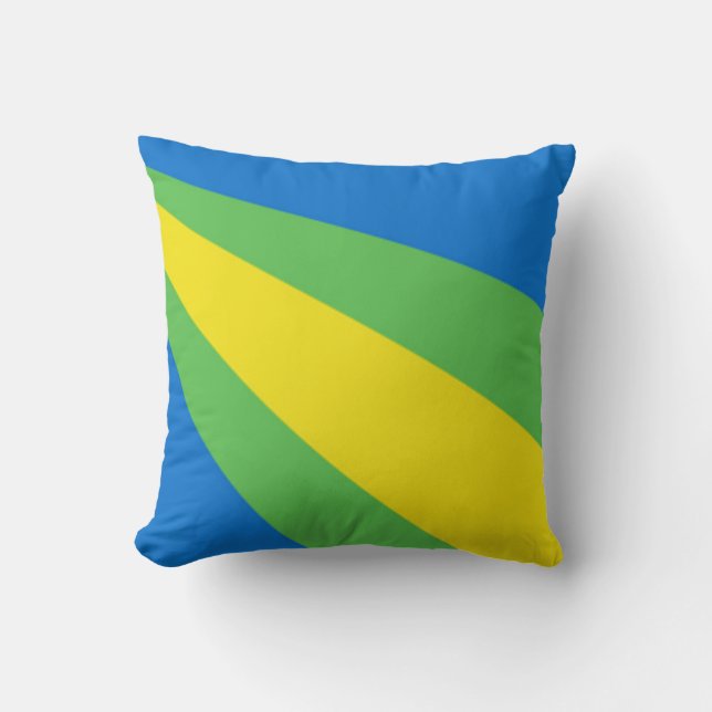 Flagge von Zeewolde Kissen (Vorderseite)