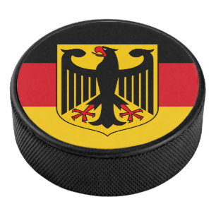 Flagge/Wappen Deutschlands Eishockey Puck