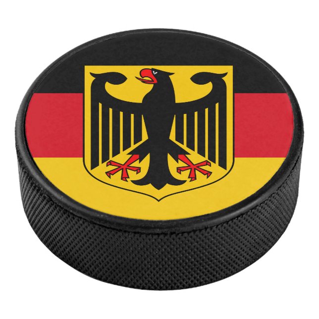 Flagge/Wappen Deutschlands Eishockey Puck (3/4)