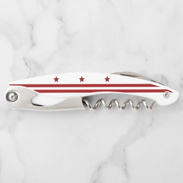 Flagge Washington D.C. Kellnermesser (Vorderseite)