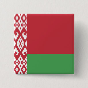 Flagge Weißrusslands Button