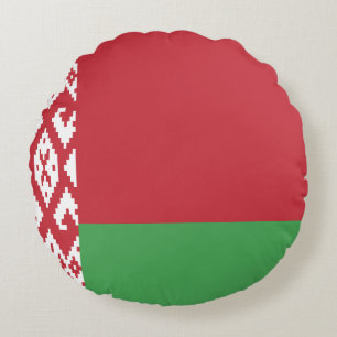 Flagge Weißrusslands Rundes Kissen