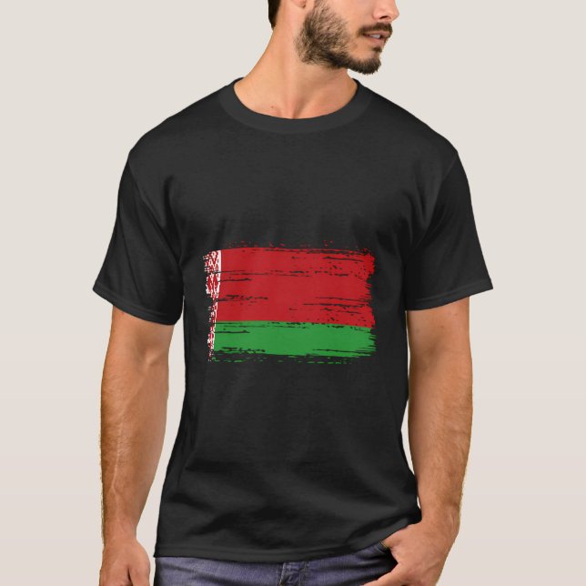Flagge Weißrusslands T-Shirt (Vorderseite)