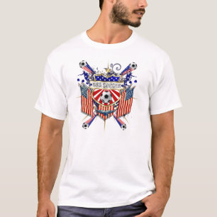 Flagge Weltmeisterschaft-Fußball-Brasiliens 2014 T-Shirt